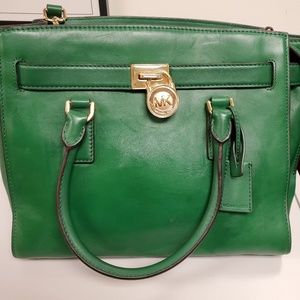 Michael Kors Hamilton Green Bag